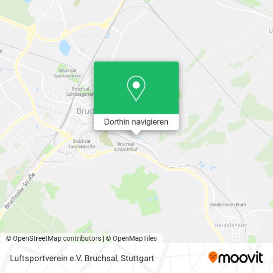 Luftsportverein e.V. Bruchsal Karte