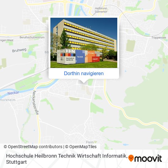Hochschule Heilbronn Technik Wirtschaft Informatik Karte