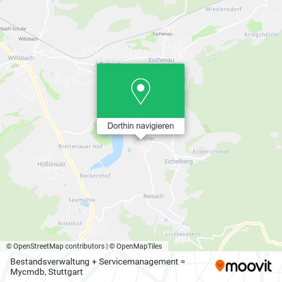 Bestandsverwaltung + Servicemanagement = Mycmdb Karte