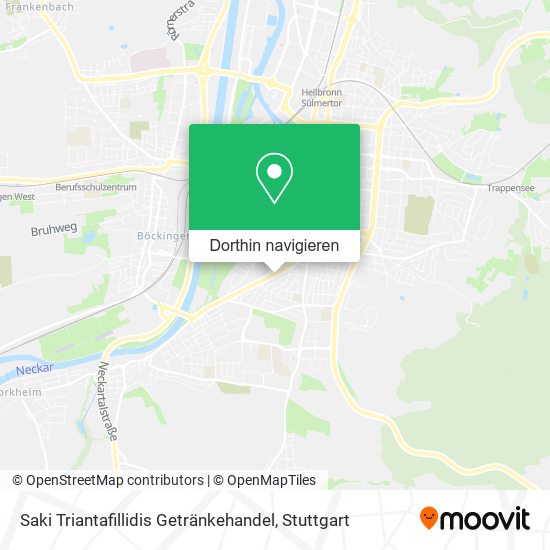 Saki Triantafillidis Getränkehandel Karte