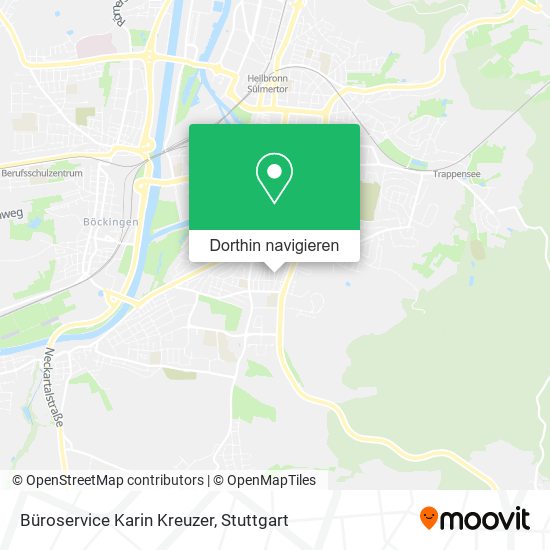 Büroservice Karin Kreuzer Karte