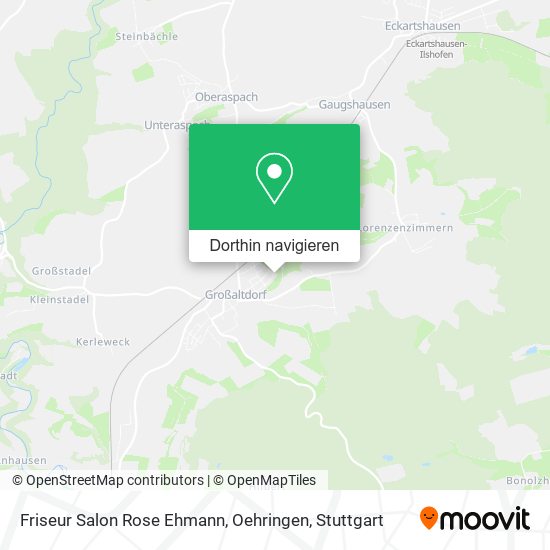 Friseur Salon Rose Ehmann, Oehringen Karte