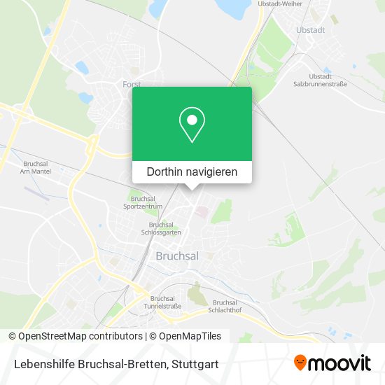 Lebenshilfe Bruchsal-Bretten Karte