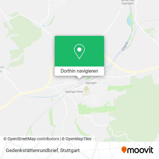 Gedenkstättenrundbrief Karte