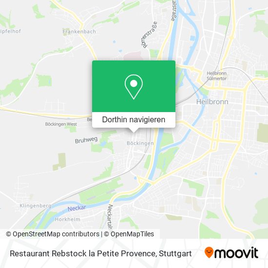 Restaurant Rebstock la Petite Provence Karte