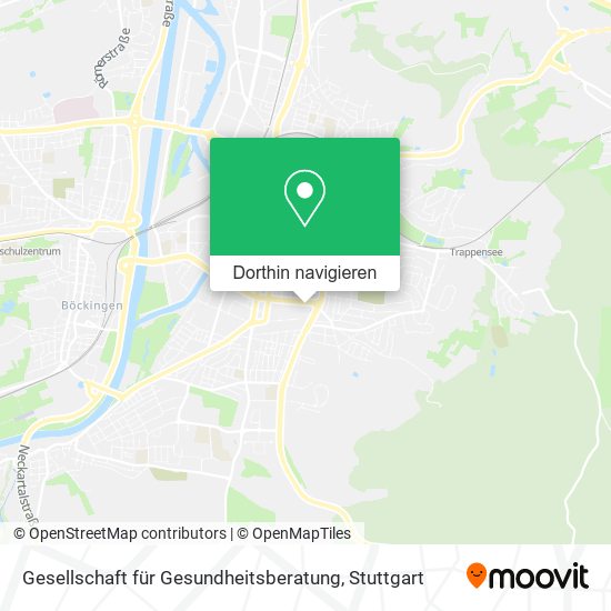 Gesellschaft für Gesundheitsberatung Karte