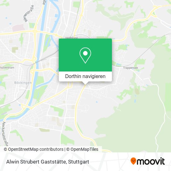 Alwin Strubert Gaststätte Karte