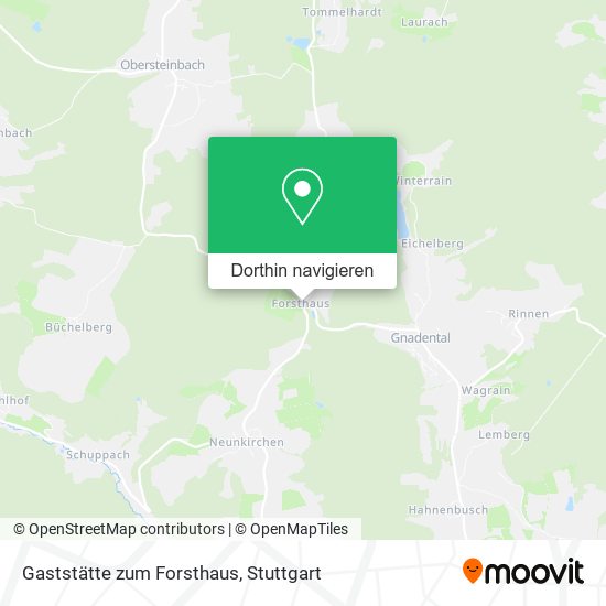 Gaststätte zum Forsthaus Karte