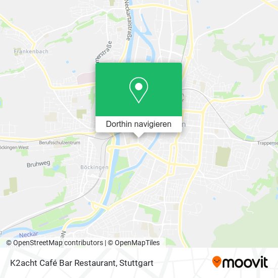 K2acht Café Bar Restaurant Karte