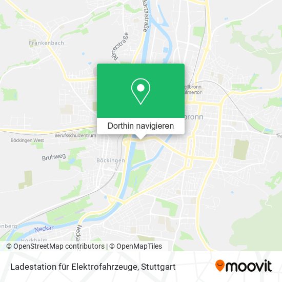 Ladestation für Elektrofahrzeuge Karte