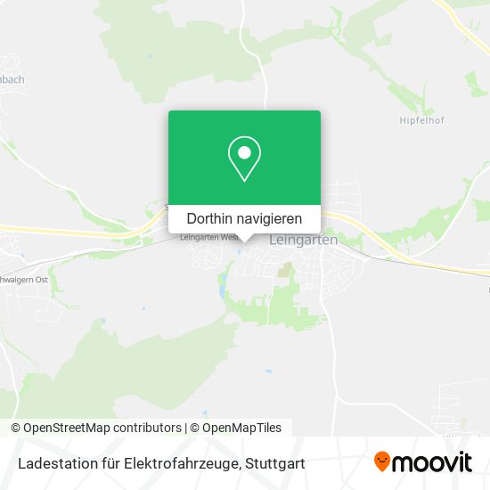 Ladestation für Elektrofahrzeuge Karte