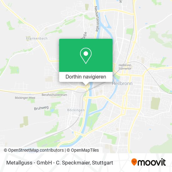 Metallguss - GmbH - C. Speckmaier Karte