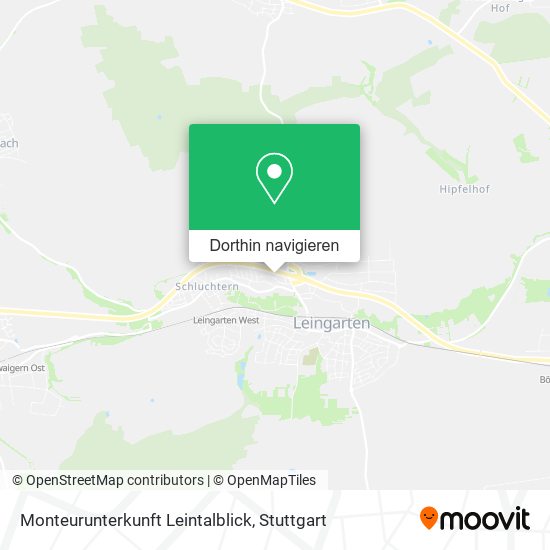 Monteurunterkunft Leintalblick Karte