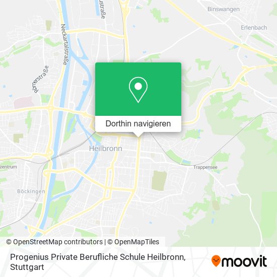 Progenius Private Berufliche Schule Heilbronn Karte