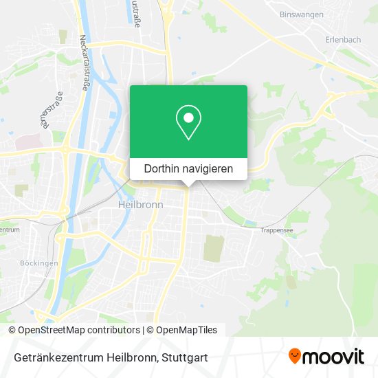 Getränkezentrum Heilbronn Karte