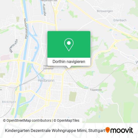 Kindergarten Dezentrale Wohngruppe Mimi Karte