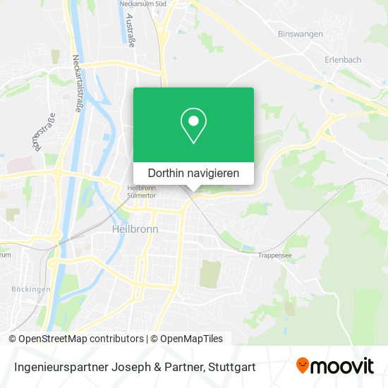 Ingenieurspartner Joseph & Partner Karte