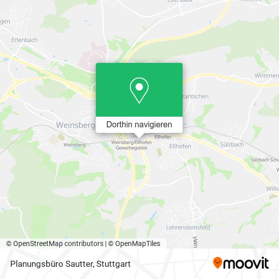 Planungsbüro Sautter Karte