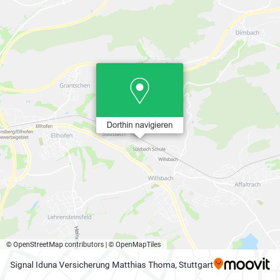 Signal Iduna Versicherung Matthias Thoma Karte