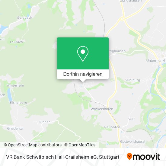 VR Bank Schwäbisch Hall-Crailsheim eG Karte