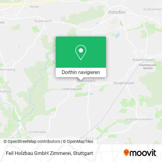Feil Holzbau GmbH Zimmerei Karte