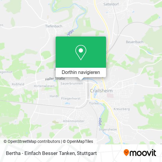Bertha - Einfach Besser Tanken Karte