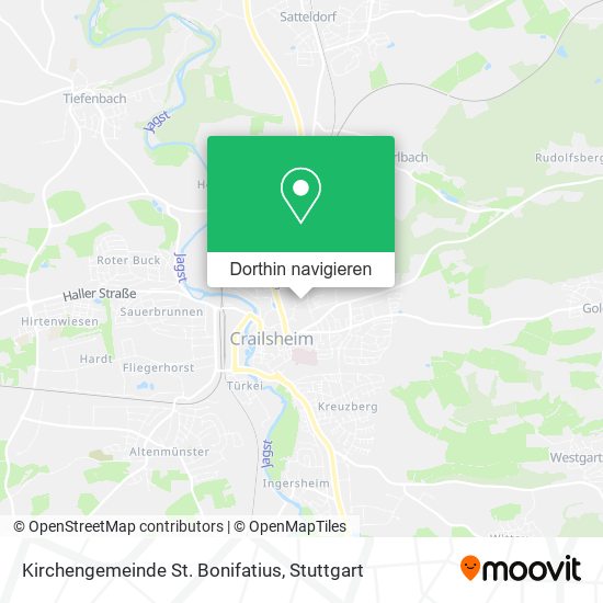 Kirchengemeinde St. Bonifatius Karte