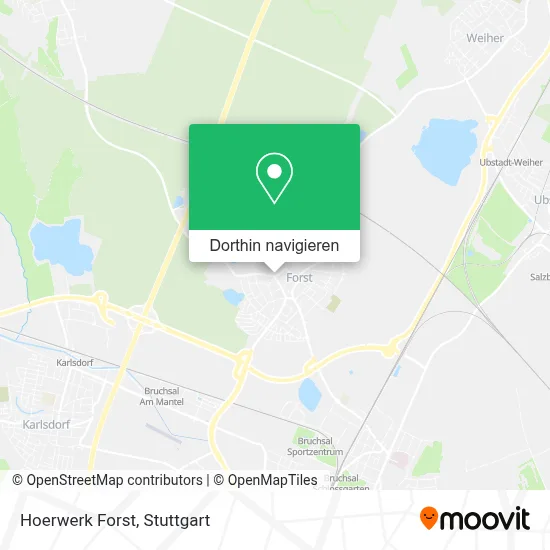 Hoerwerk Forst Karte