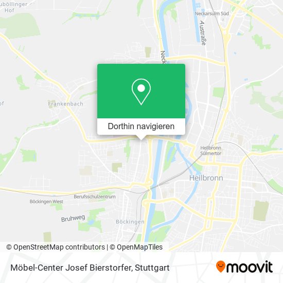 Möbel-Center Josef Bierstorfer Karte