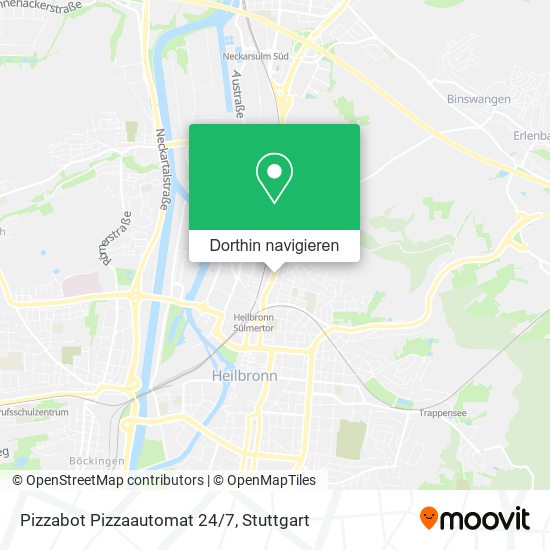 Pizzabot Pizzaautomat 24/7 Karte