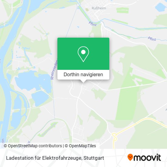 Ladestation für Elektrofahrzeuge Karte