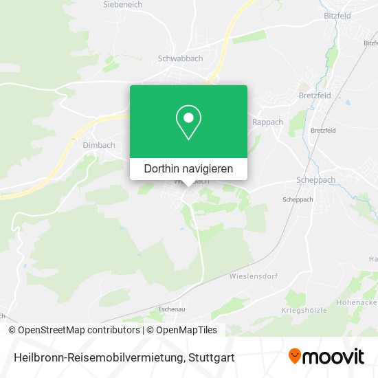 Heilbronn-Reisemobilvermietung Karte
