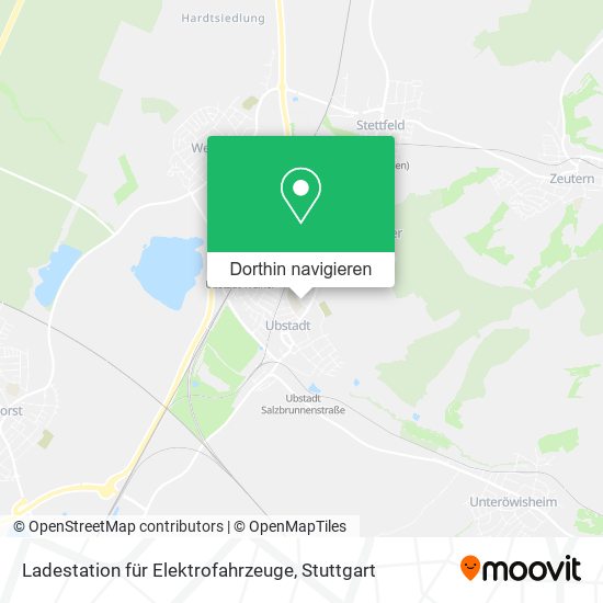 Ladestation für Elektrofahrzeuge Karte