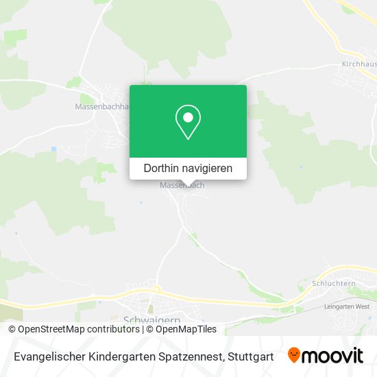 Evangelischer Kindergarten Spatzennest Karte