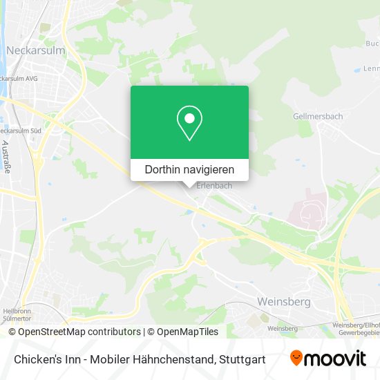 Chicken's Inn - Mobiler Hähnchenstand Karte