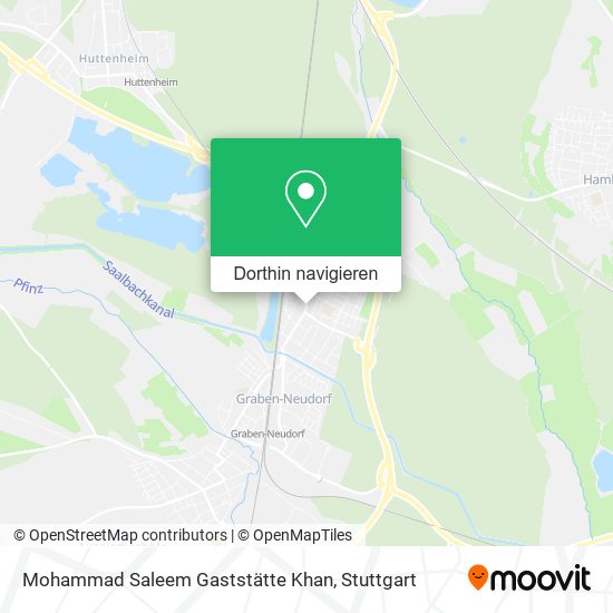 Mohammad Saleem Gaststätte Khan Karte