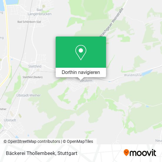 Bäckerei Thollembeek Karte