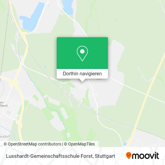 Lusshardt-Gemeinschaftsschule Forst Karte