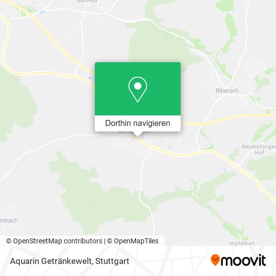 Aquarin Getränkewelt Karte