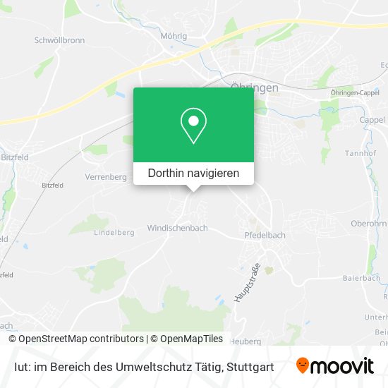 Iut: im Bereich des Umweltschutz Tätig Karte