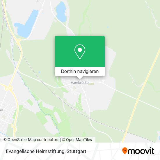 Evangelische Heimstiftung Karte