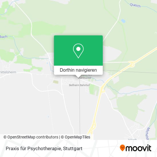 Praxis für Psychotherapie Karte