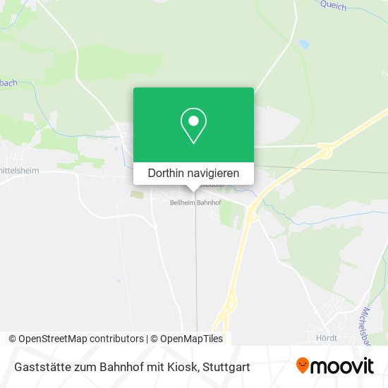 Gaststätte zum Bahnhof mit Kiosk Karte