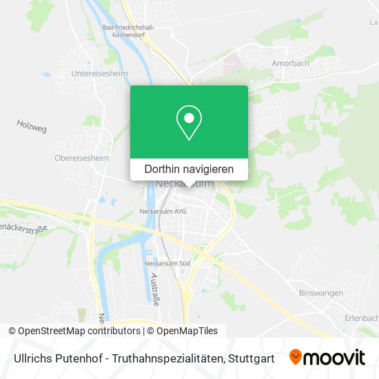 Ullrichs Putenhof - Truthahnspezialitäten Karte