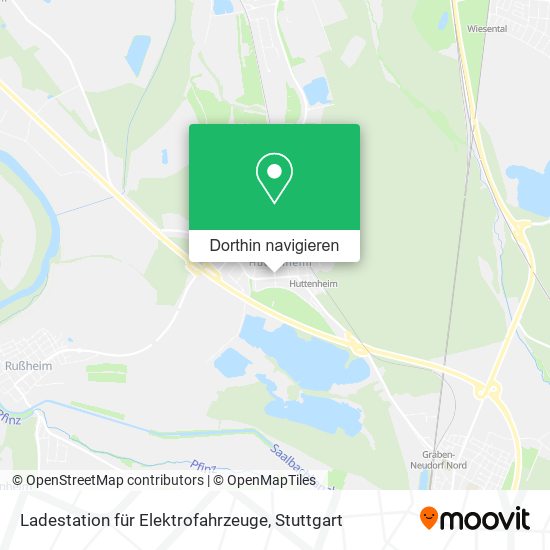 Ladestation für Elektrofahrzeuge Karte