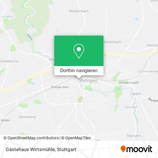 Gästehaus Wirtsmühle Karte