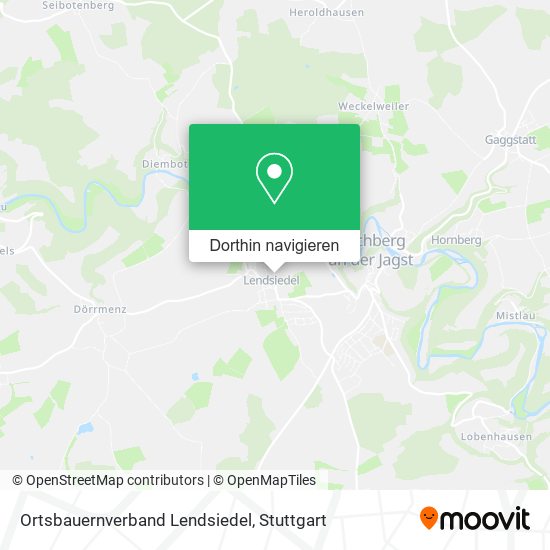 Ortsbauernverband Lendsiedel Karte