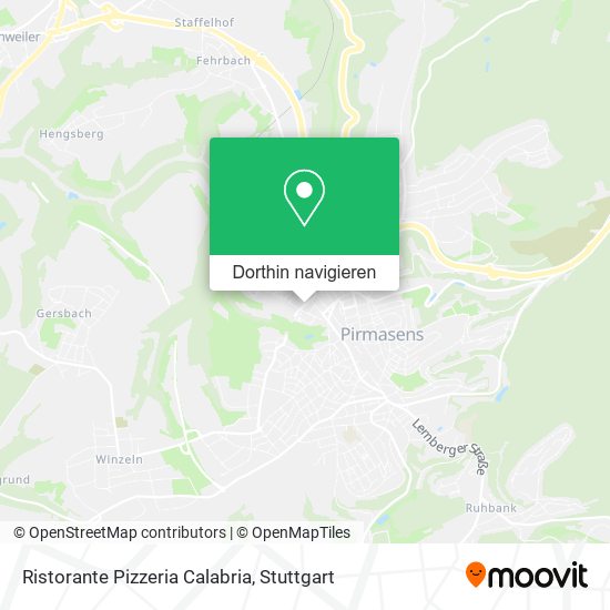 Ristorante Pizzeria Calabria Karte