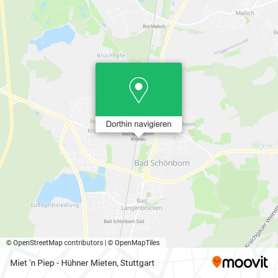 Miet 'n Piep - Hühner Mieten Karte