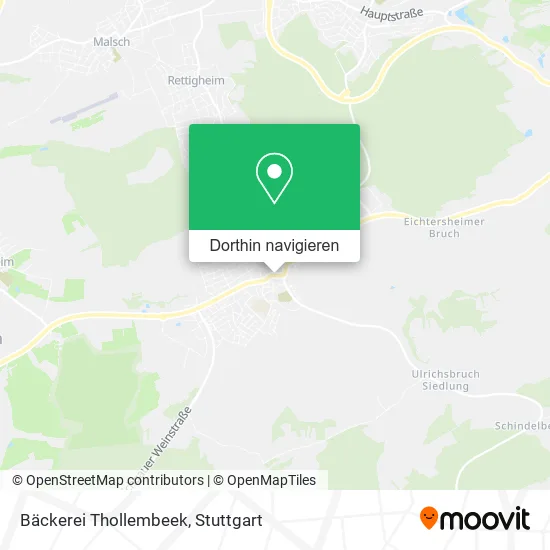 Bäckerei Thollembeek Karte